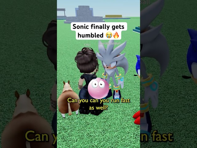 SONIC GETS HUMBLED BY SILVER 💀🔥 #roblox #micup #sonic