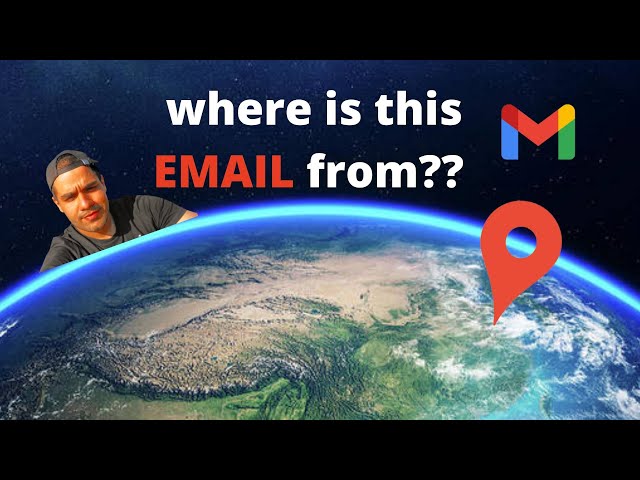 how to see the location of the email sender?
