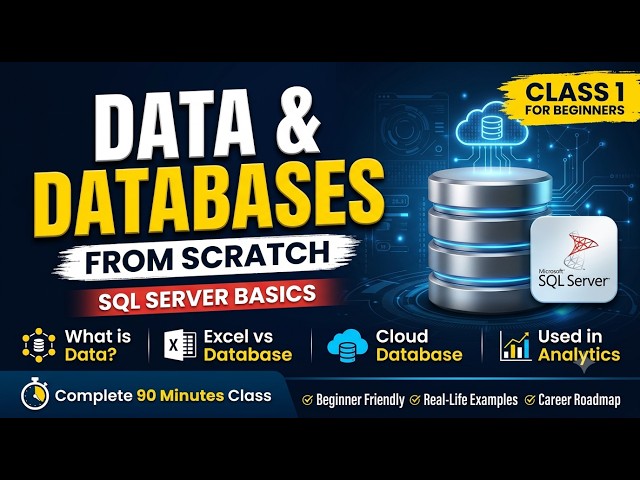 Data Analyst Course - Episode 1 | What is Data? What is Database?