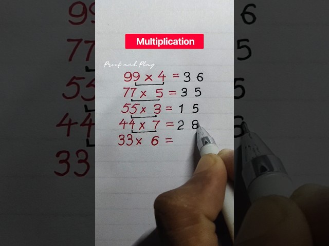 Multiplication #maths #mathstricks #mathematics #multiplication #shorts #algebra #education