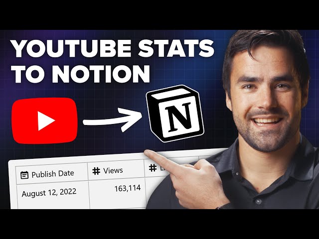 How to Automatically Track YouTube Stats in Notion! (No-Code)