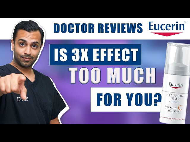 Eucerin Hyaluron-Filler Vitamin C Booster | Freshly-Activated Vitamin C | Dr. Somji & Dr. Solomon