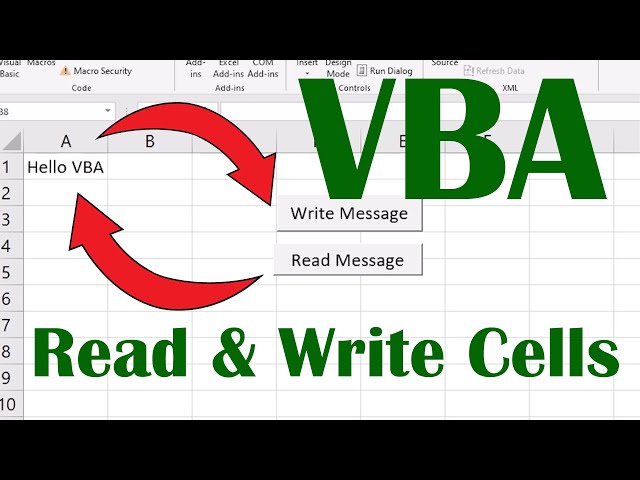 Excel VBA for Beginners – How to Read and Write Cell Values (Step by Step)