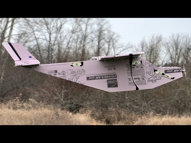 Giant Scratchbuilt Foam R/C Zenith 701 "Pink Panther" Flight Attempts