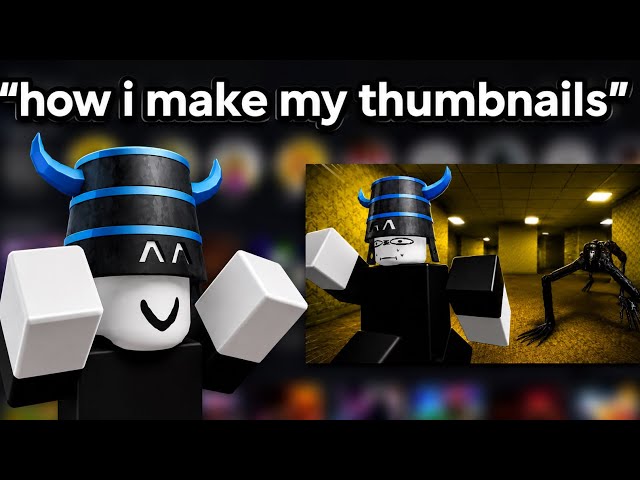 HOW to Make Roblox Thumbnails for YOUTUBE! (PC & MOBILE) 