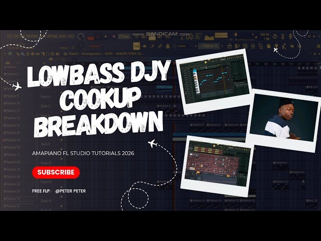 [🔴FREE FLP🎶🔥] How To Make Sgidongo Like Lowbass Djy | Amapiano FL Studio Tutorials | Bambo 2026 🤯🥾🎬