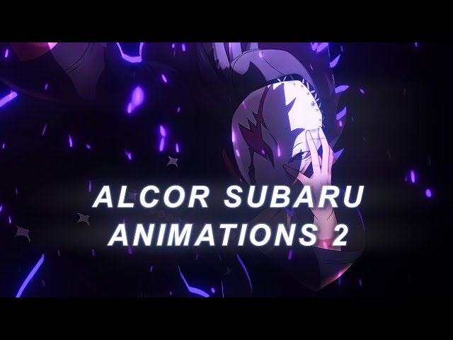 Alcor Subaru Natsuki Animation 2 | 4K Twixtor Clips | Re Zero