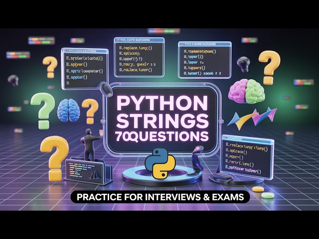Q - 55 :- Python program to Implement string without using built-in functions || python Strings