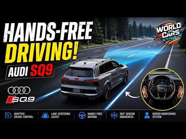 Audi SQ9: Adaptive Cruise Assist Plus & Hands-Free Driving Explained 🚘⚡
