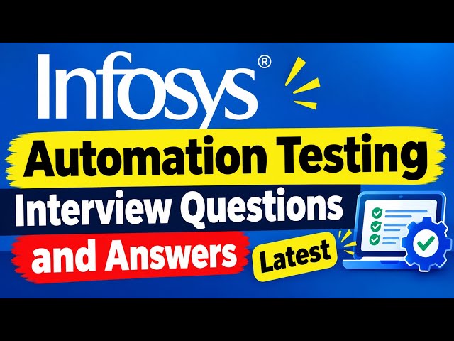 INFOSYS Automation Testing Latest Interview Q&A #automationtesting #softwaretesting #selenium #sdet 
