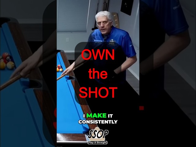 How to Own the Shot, Pool Practice Methodology  #shorts #pool #billiards #practice #improve