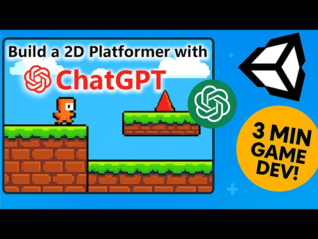 Build a 2D Platformer in Unity with ChatGPT –In 3 minutes!