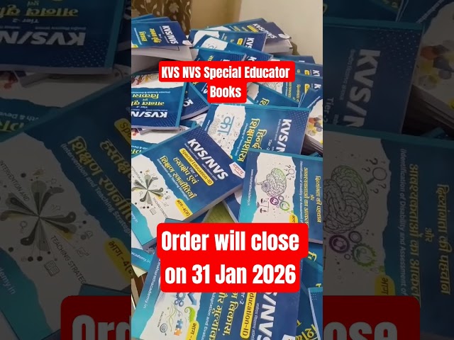 KVS NVS Special Educator Tier 2 Book's 2026 |