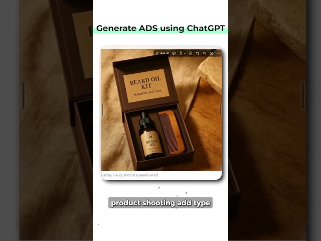 Product shots with ChatGPT 4o