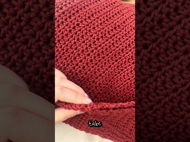 Easy to sew crochet panels 🪡🧵 #crochet #crochettop
