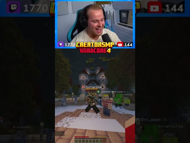 De start van de Minecraft Creator SMP 4