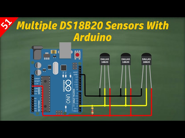 Multiple DS18B20 Sensors with Arduino | Complete Tutorial (Index & Address Method)