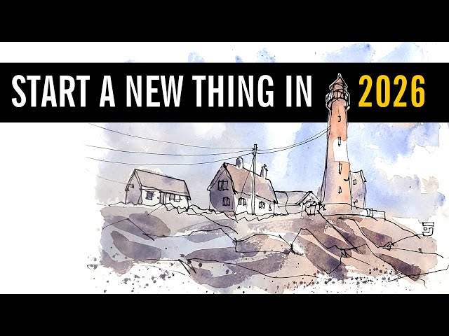 How to Sketch your World One Simple Drawing at a time - Perfect for Art Journaling