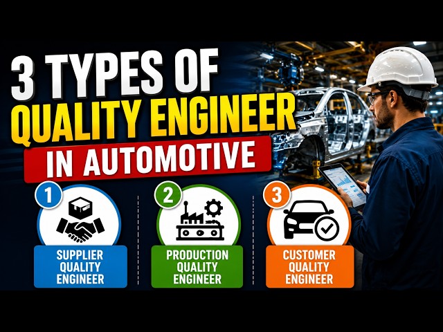 Automotive Quality Engineer Explained: 3 Key Roles You Must Know