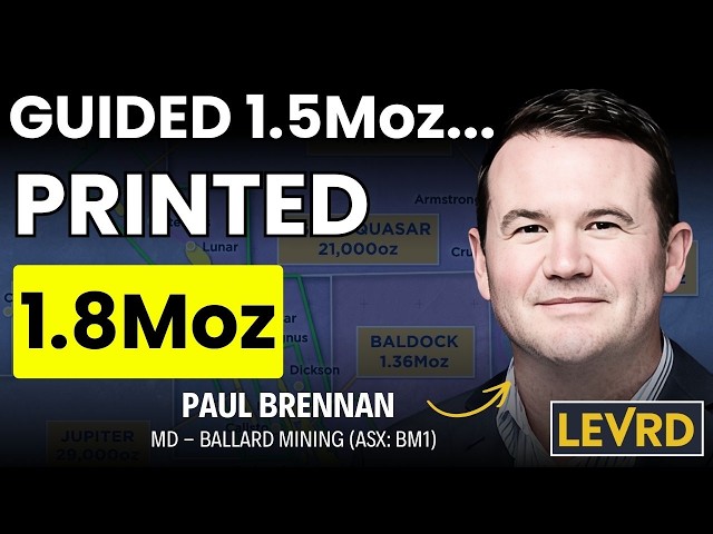 Is 2Moz Already at the Lab? Paul Brennan, MD Ballard Mining (ASX: BM1)