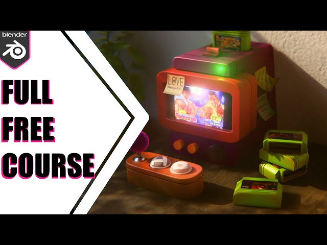 THE ULTIMATE Full Blender Course for beginners - From Zero To Hero