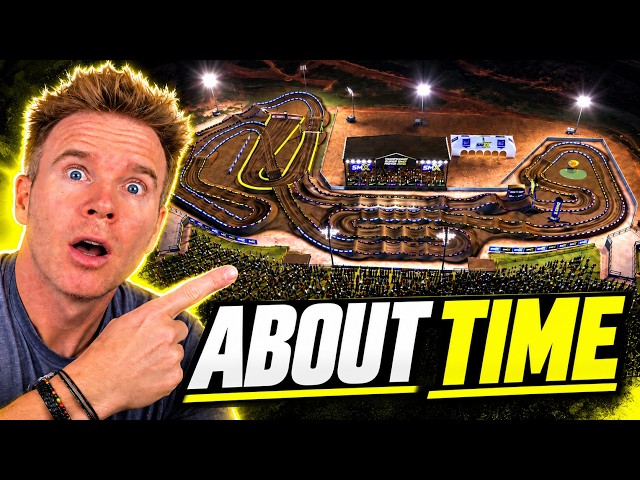 FINALLY… SuperMotocross Built an ACTUAL SuperMotocross Track