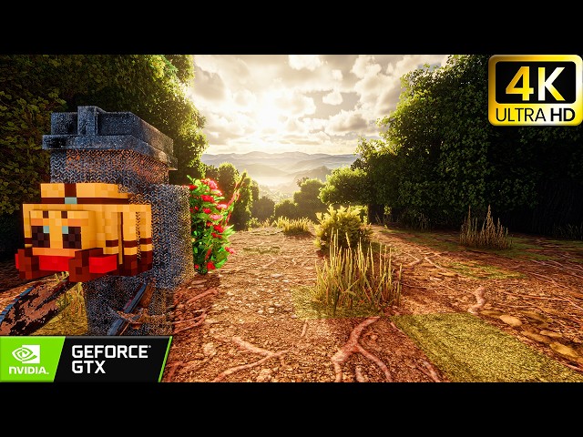 ULTRA Realism Minecraft vs RTX 4080 + AMD RYZEN 9 9950X3D