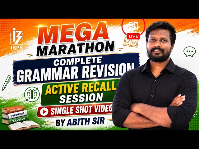 COMPLETE GRAMMAR REVISION | ONE SHOT VIDEO | FOR ALL COMPETITIVE EXAMS | BY MR ABITH