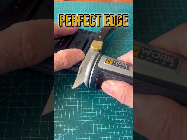 👀Get razor sharp edges on your Buck 112 #knives #sharp #worksharp🔪