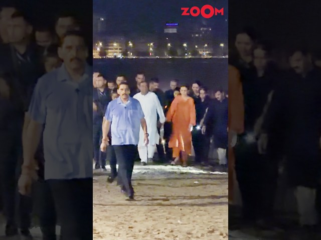 Mukesh Ambani & Nita Ambani leave hand-in-hand after their Ganpati Visarjan #shorts #mukeshambani