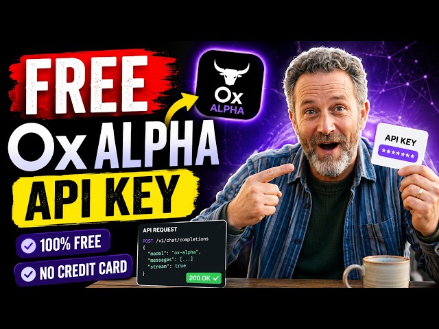 Ox Alpha API Key FREE 🔥 1M Context Window AI Model | Agentic Hub