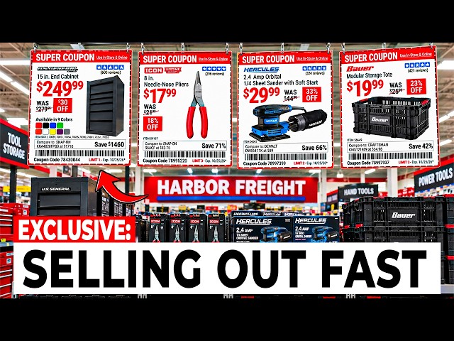 LEAKED! Harbor Freight Super Coupons EARLY! Here’s What To BUY NOW! (October 2026)