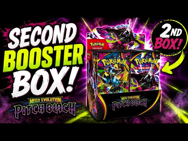 Opening My SECOND Pokémon Pitch Black Booster Box!