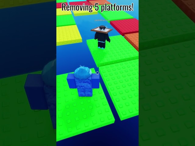 I made this Roblox Game with ONE SCRIPT, and this is me playing it! #roblox #robloxstudio #shorts