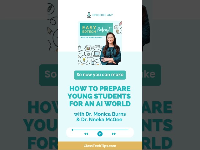 How to Prepare Elementary Students for an AI World