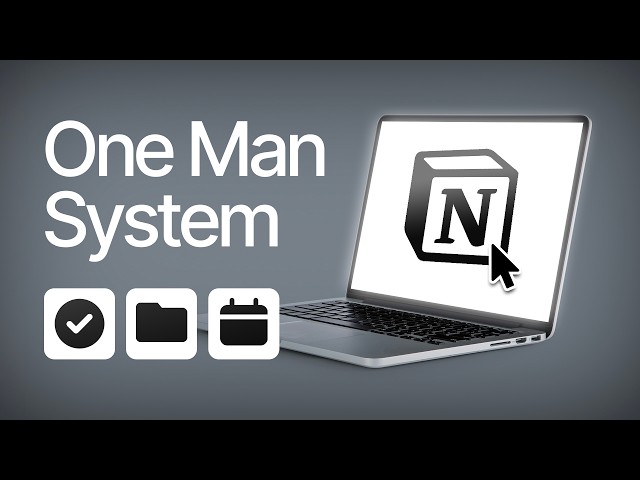 Your NEW One Person Productivity System in Under 12 Minutes (Notion Guide 2026)
