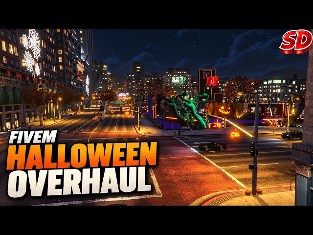 (FiveM) Halloween Prop Overhaul + Legion Square | Halloween Map!