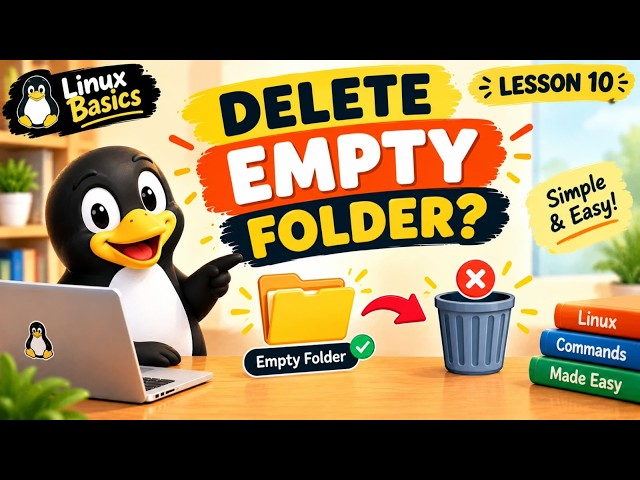 Linux rmdir Command Explained | Lesson 10 | Remove Empty Directories in Linux