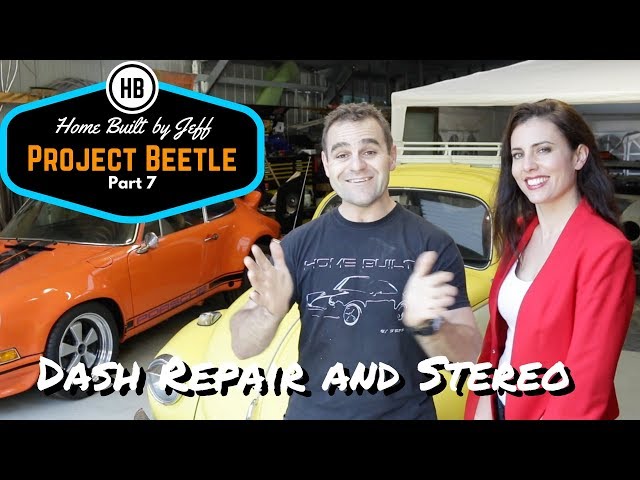 Dash repair and stereo install - Home Built Project Beetle part 7