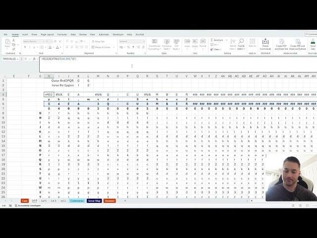 James Frond - UK Microsoft Excel Finals - Challenge 2 Solution