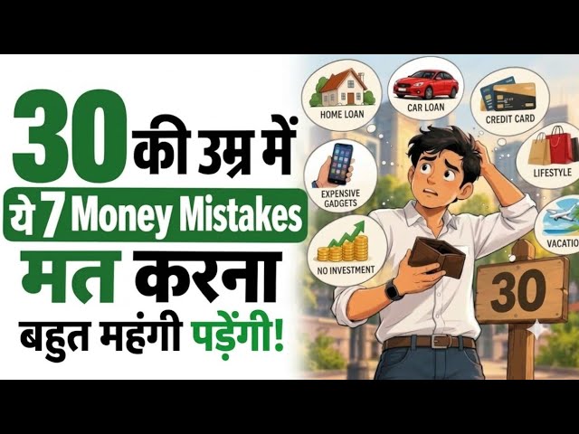 30 की उम्र में ये 7 Money Mistakes मत करना, वरना पछताओगे ||MONEY RULES FOR YOU 30S| @Financeworld62 