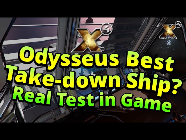 Is the Odyssey the best Station attack Ship in X4 Foundations the fast, quick and easy way tutorial