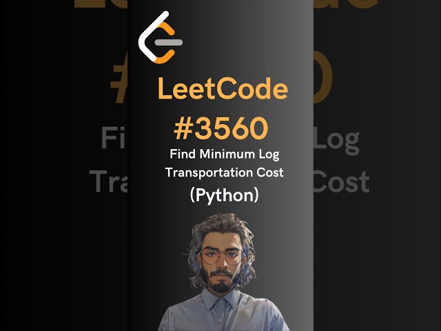 LeetCode#3560 Find Minimum Log Transportation Cost - Python