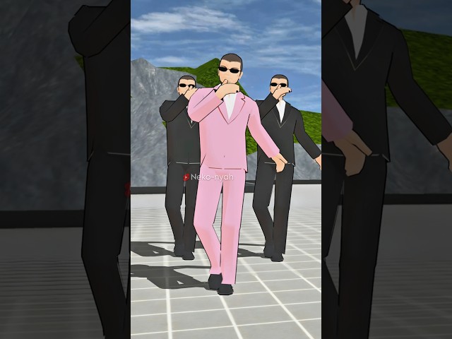 Yakuza Men joined the Brazilian Dance trend 😭😎 #sakuraschoolsimulator #shorts #viral #video #dance