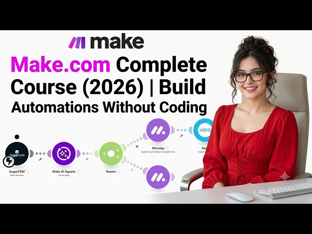 Make.com Complete Course (2026) | Build Powerful AI Automations Without Coding