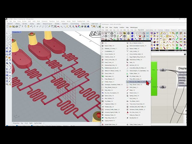 Parametric MicroFluidic Chip Design  #AlgoJewels #Micro #Lab on a Chip #microfluidics