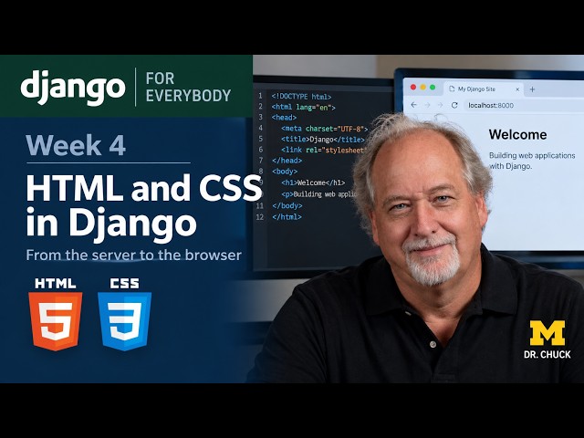 Week 4 – HTML and CSS in Django