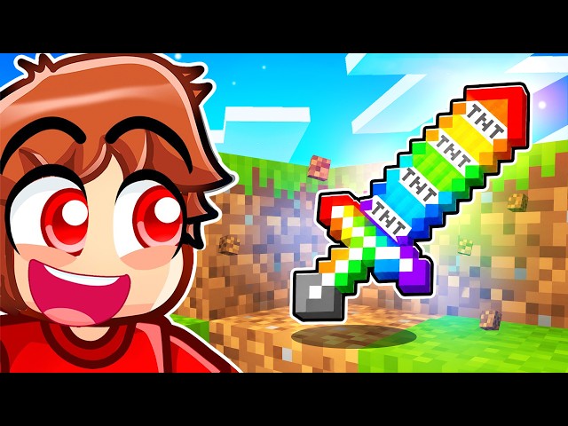 Minecraft But Every Drop is a Sword!