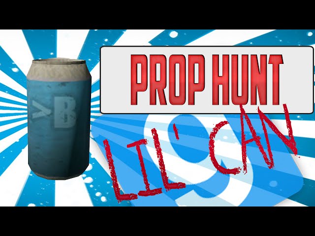 GMOD Prop Hunt: LIL' CAN!!!! Torch Fail, Bucket Disguise and Moo-LG Insult!