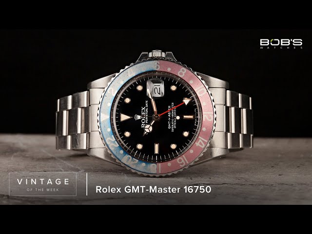 Vintage Rolex GMT-Master 16750 - Vintage of the Week Episode 18 | Bob's Watches
